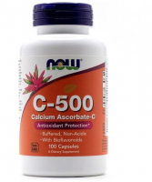 NOW Витамин С-500 100 капсул (ASCORBATE)