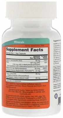 NOW Foods Iron Complex / 100 tabs фото 1