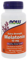 NOW Foods мелатонин 10 мг, 100 растительных капсул
