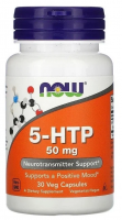 NOW - 5-HTP / 50 мг/  30 капсул