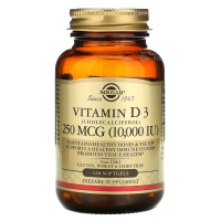 Solgar Vitamin D3 (Cholecalciferol) 250 mcg (10,000 IU) Softgels 120 SG