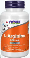 NOW L-Аргинин 500 мг 100 капс