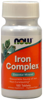 NOW Foods Iron Complex / 100 tabs
