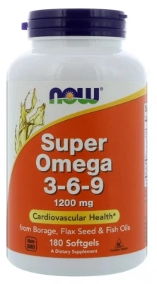 Super Omega 3-6-9 , 1200 мг, 180 капсул фото 1