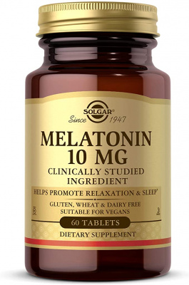 Solgar Melatonin 10 mg 60 Tablets фото 1
