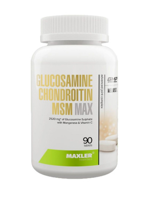 Glucosamine Chondroitin MSM MAX Глюкозамин хондроитин, 90 шт фото 1