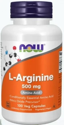 NOW L-Аргинин 500 мг 100 капс фото 1