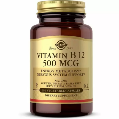 Solgar Vitamin B12 500 mcg фото 1