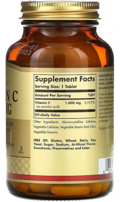 Solgar Vitamin C 1000 mg Tablets 90 фото 1