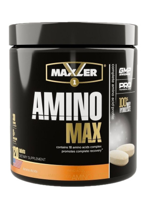 Комплексные аминокислоты Amino Max Hydrolysate, 120 таблеток фото 1